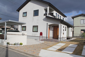 秋田市保戸野N様邸新築外構工事